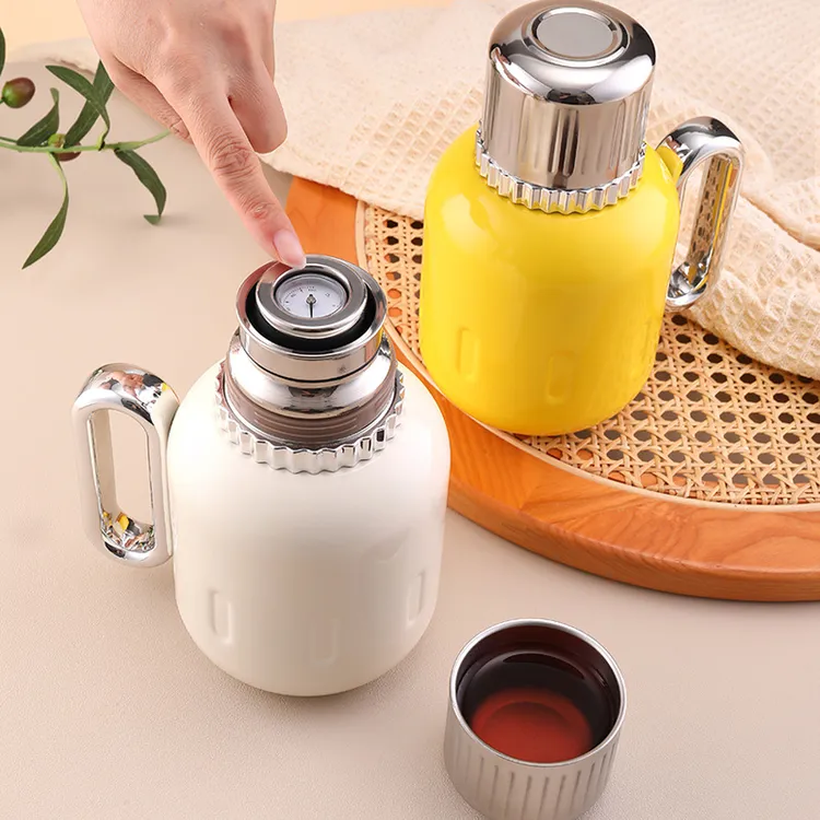 316材质智能显温大容量保温焖茶壶适合家庭办公使用保温壶家用