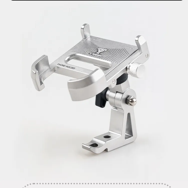 折叠车手机架铝合金360度旋转导航大行d10折叠车专用手机架