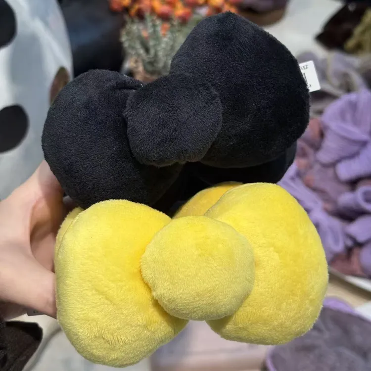 蝴蝶结巨可爱！公主毛绒蝴蝶结香蕉夹高级感气质时尚复古简约发夹