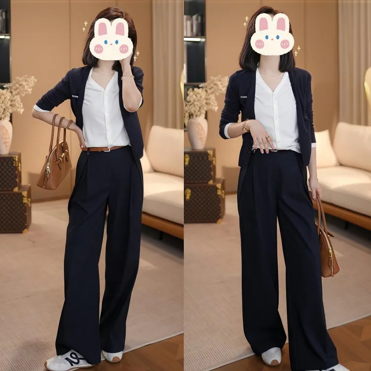 秋季新款时尚精致的假两件设计款长袖开衫上衣BB50245