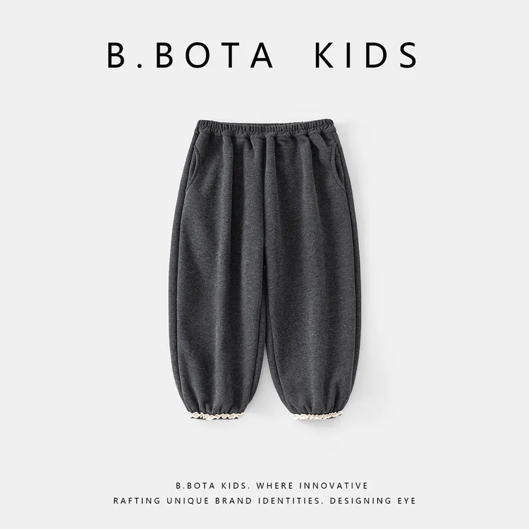 〖姐姐家〗2025冬款儿童冬装加绒万能裤卫裤bt888