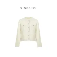【云上】XINFENZI 小香风流苏边厚外套 51206