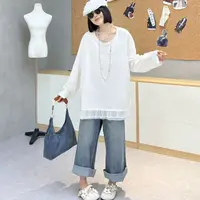 W阿薇-冬季百搭花边打底 50818