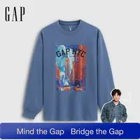 【成毅代言】Gap城市系列男女装2025秋季新款休闲长袖T恤788414
