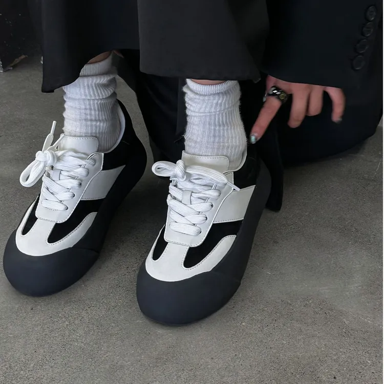 JL728-1 SGIRL TWTW厚底休闲鞋加绒款女鞋百搭板鞋时尚ins蓬蓬鞋