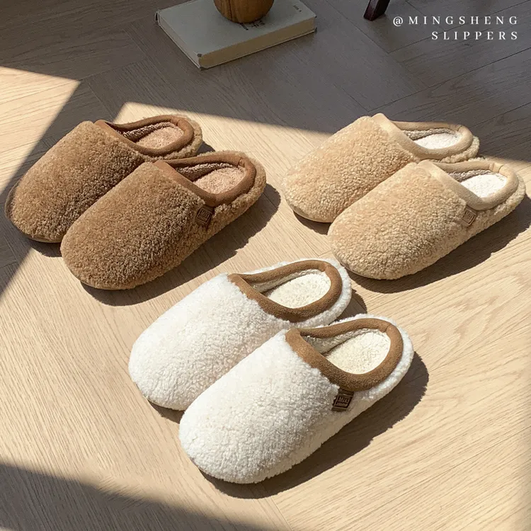 棉拖鞋女款秋冬新款2025老钱风情侣室内家居防滑静音保暖加绒棉鞋