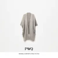 【雪域艺术家】披肩桑蚕-丝山羊-绒复古绵羊-毛上衣WYJQ-2591513-QO
