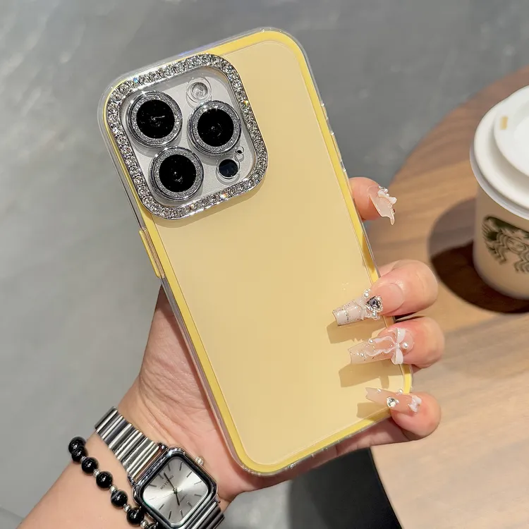 闪钻镜头膜适用iPhone16promax苹果配件15手机壳新款14网红13女