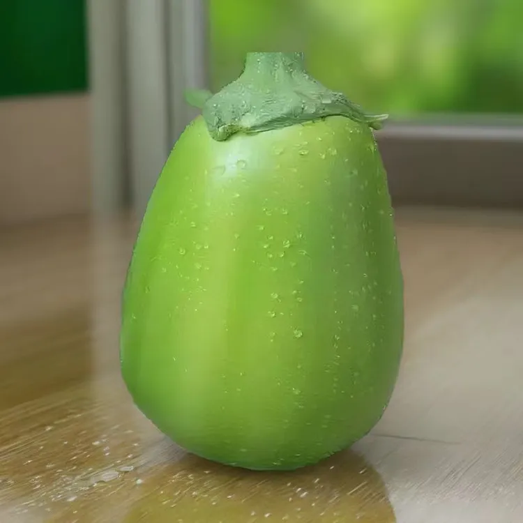 河南露天农家现摘新鲜大青皮绿茄子当季蔬菜5斤3斤新鲜茄子鲜嫩