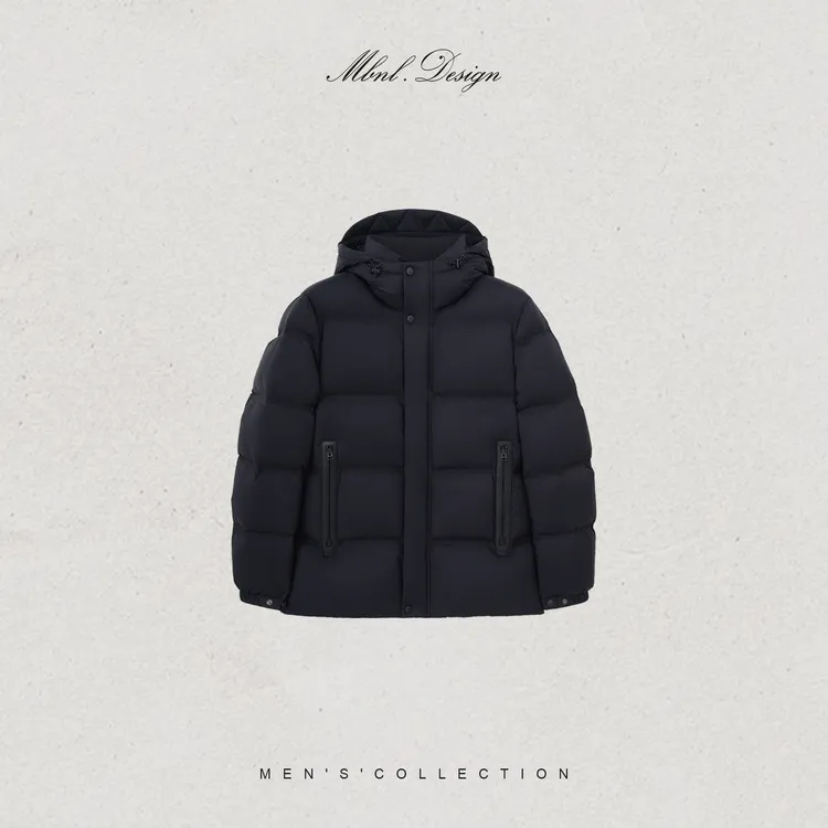 MBNL-F「Artisan.匠艺」秦磊男装90白鹅绒蓬松面包羽绒服LL-WYR7055