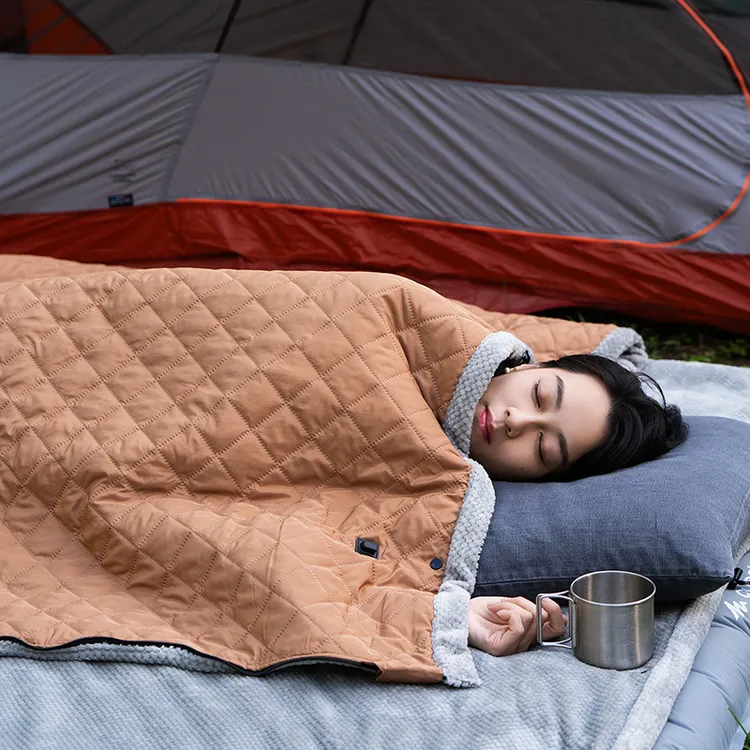 【加热睡袋】电热毯加热睡袋 户外加热睡袋内胆 露营睡袋