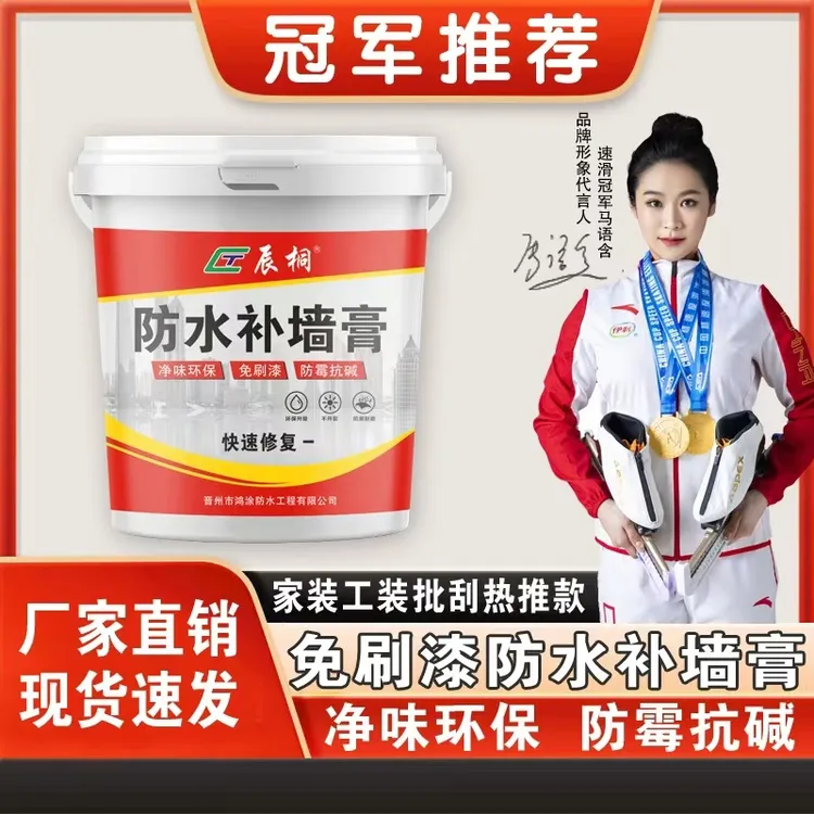 (1号)防水补墙膏 防霉防潮墙面裂缝修补 墙面翻新 起皮修复商品图