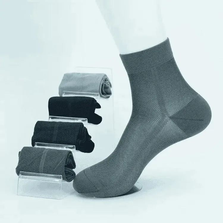【超薄 透气 防臭】夏季男士新疆棉超薄网眼袜 舒适耐穿不起球gx商品图