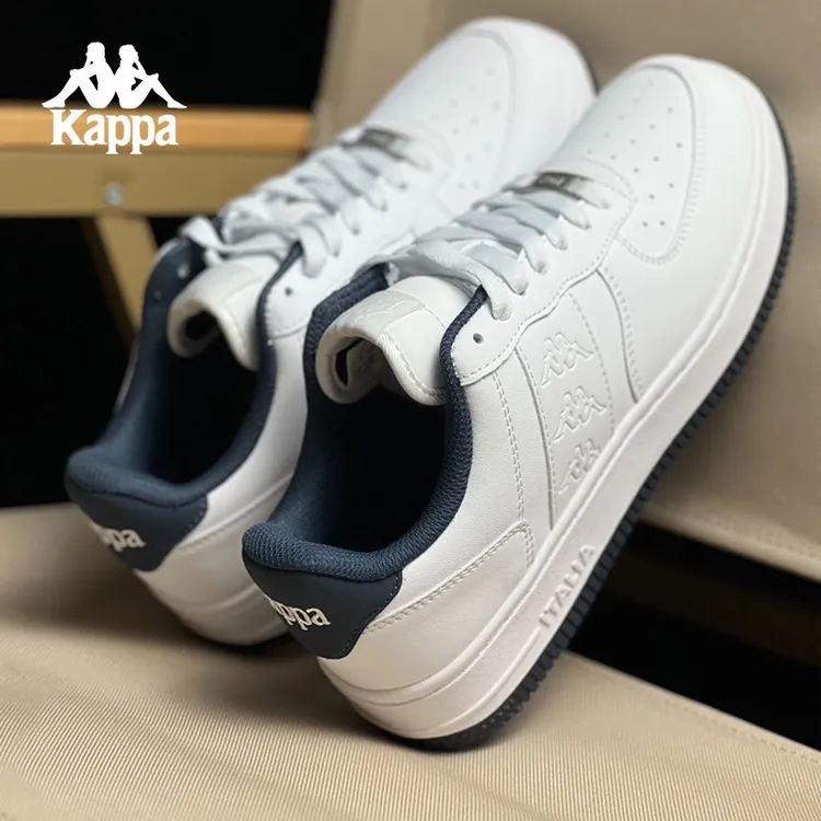 Kappa休闲鞋春季低帮情侣鞋子时尚板鞋潮流小白鞋子K0DY5CC06CJ