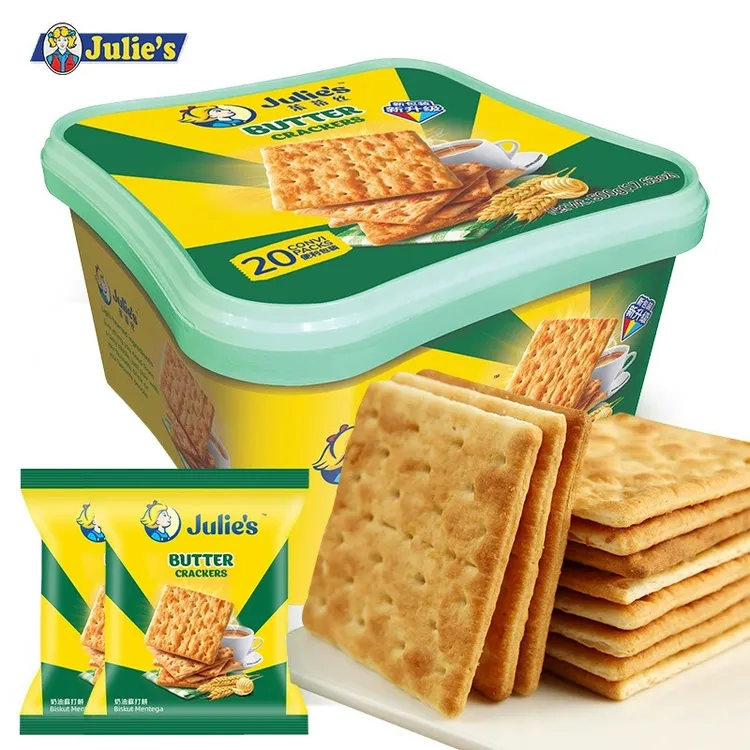 茱蒂丝juli‘s奶油苏打饼干梳打零食独立包马来西亚进口香脆可口