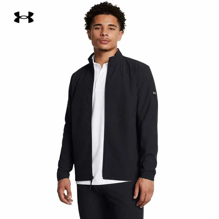 安德玛UA新款男子外套Drive Pro秋冬男高尔夫立领运动夹克1387119