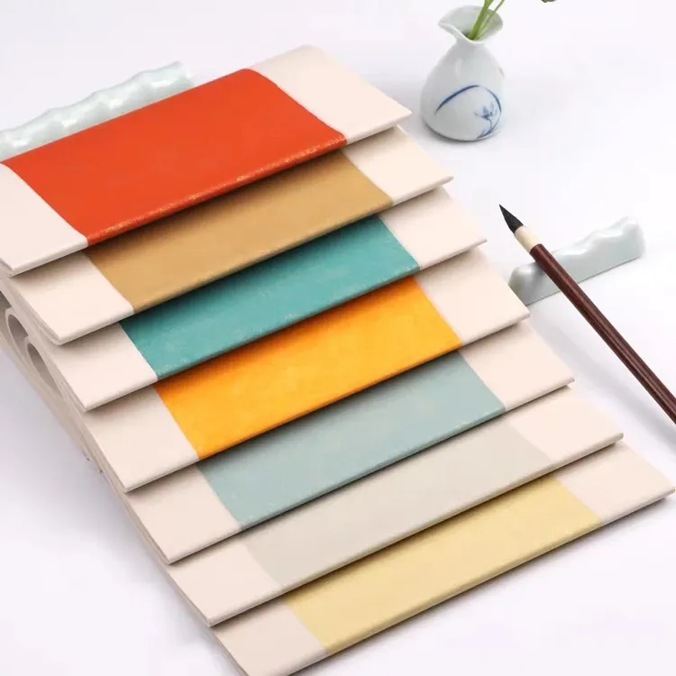 二月12:  23×138蜡染鎏金套色条屏5张一包【5包一组】颜色不挑款