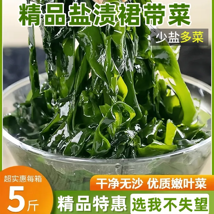 【5斤特惠】精品盐渍裙带菜少盐多菜即食凉拌火锅菜海味非零食TW1