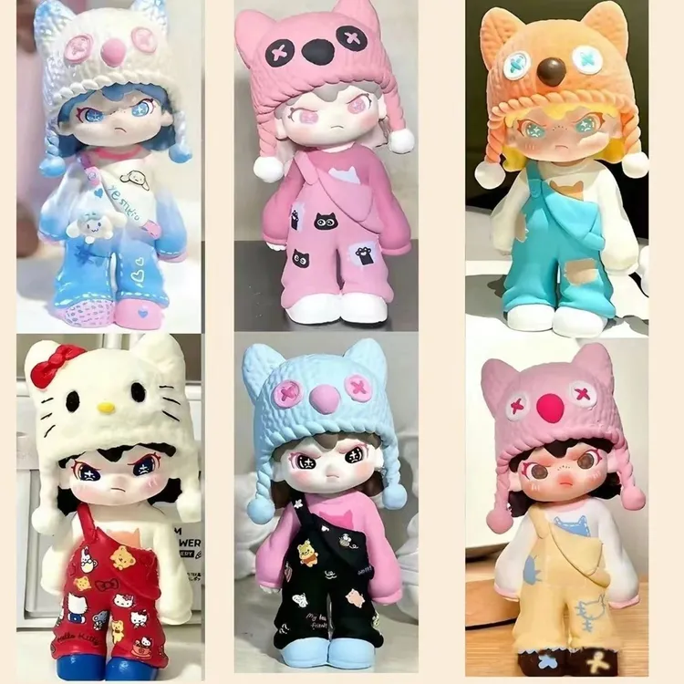 生人勿近Dora猎户的女儿3d拽姐石膏娃娃涂色白胚儿童手工创意diy