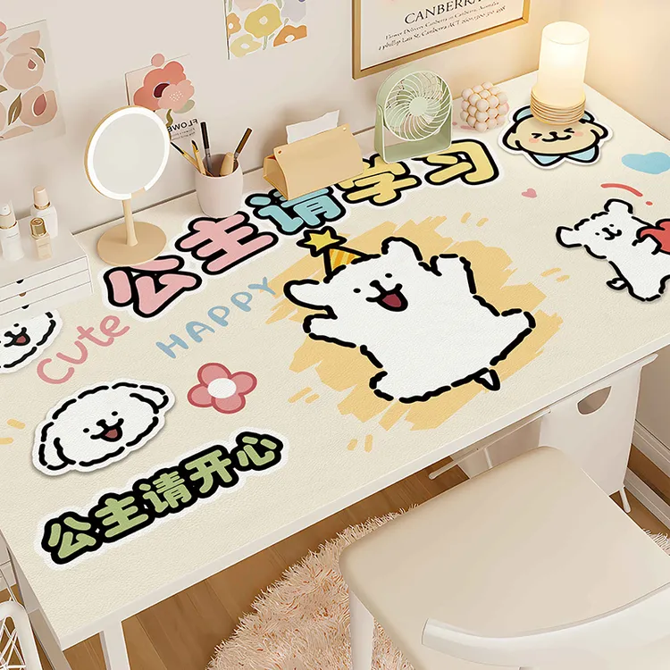 线条小狗写字台书桌防滑桌垫宿舍学生学习工作办公防水电脑桌面垫