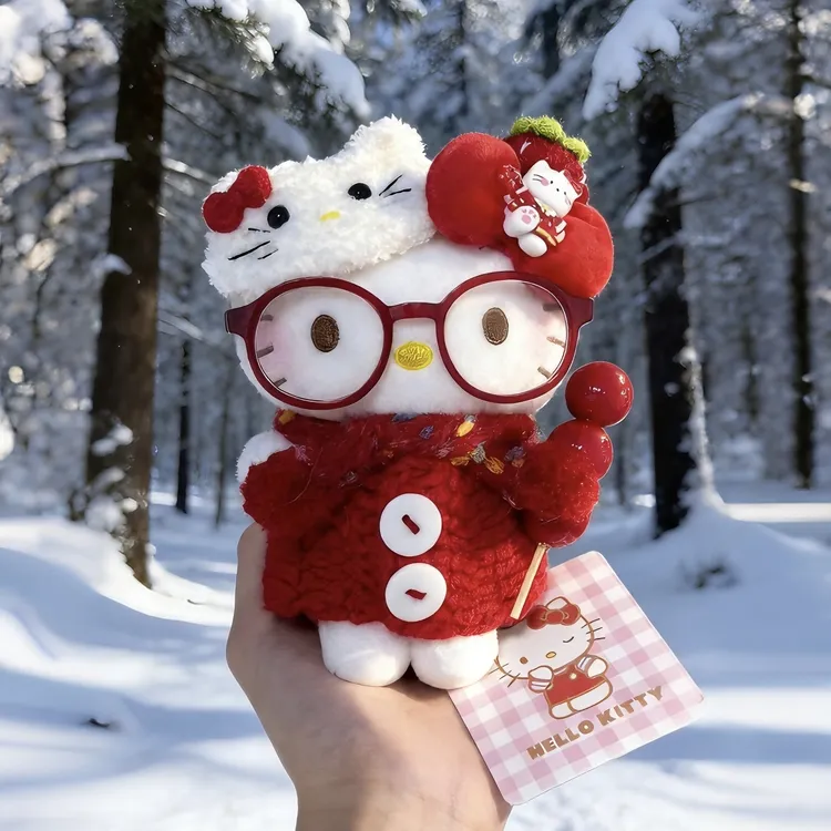 正版hellokitty冰糖草莓kt三丽鸥kt包包挂件书包送人生日礼物女