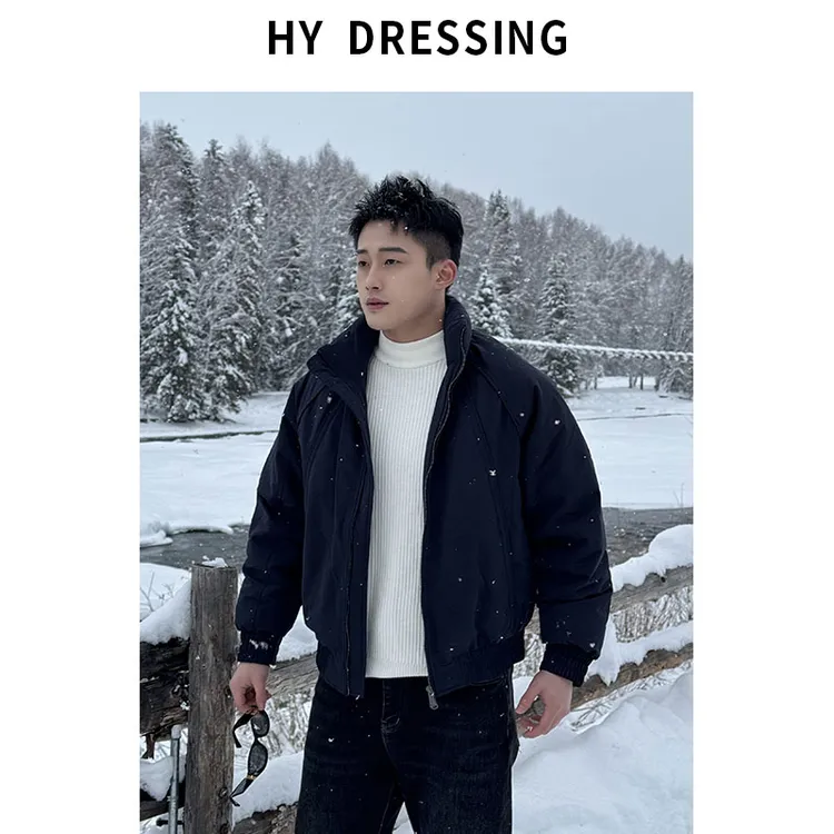 【HY穿搭】冬「石墨烯 I 聚热锁温」高绒量结构线条保暖羽绒服外套男