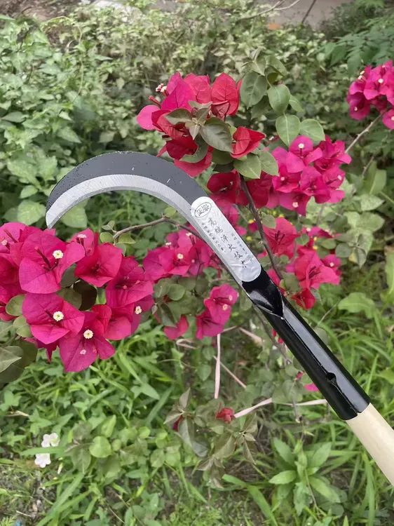 农用锰钢镰刀多功能割草割麦割韭菜户外收割除草工具小叶镰刀