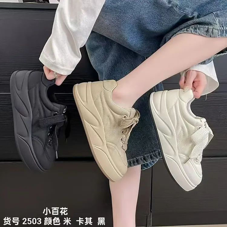 通用日常圆头青少年透气休闲板鞋板鞋低帮女鞋韩版