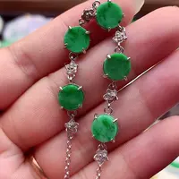 翡翠银S925镶嵌颈饰翡翠