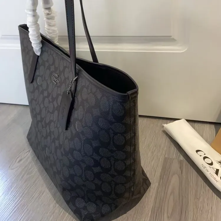 原标c家city33托特包经典大容量购物袋时尚通勤百搭印花手提