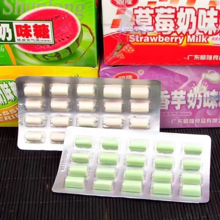 顺隆香芋奶味糖奶糖夹心8090后小时候怀旧小零食童年糖果