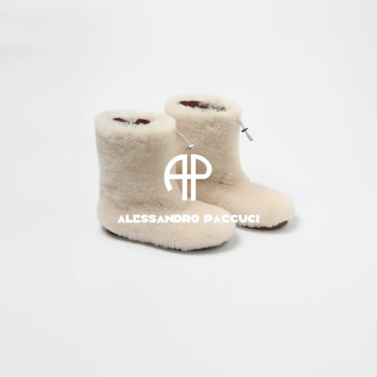 AP洛哥51126XX【棉花糖雪地靴】皮毛一体抽绳温暖时尚百搭高帮鞋