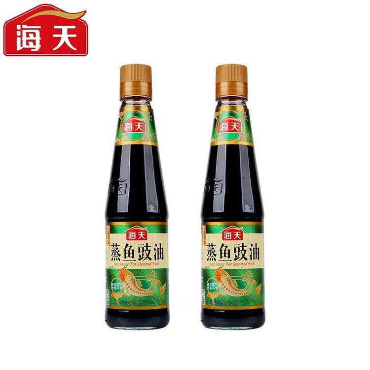 海天蒸鱼豉油ml厨房烹饪调味料佐料瓶装蒸鱼调料酱油剁椒