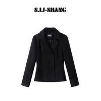SJJ-SHANG【墨迪】新经典小香风精纺时髦高级感西装外套q135685p