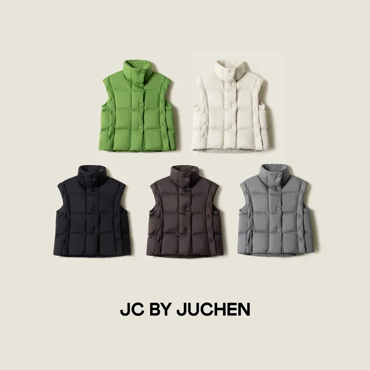 “零度羽盾”自在御寒无束缚90白鹅绒羽绒马甲FW114003-185双11好物