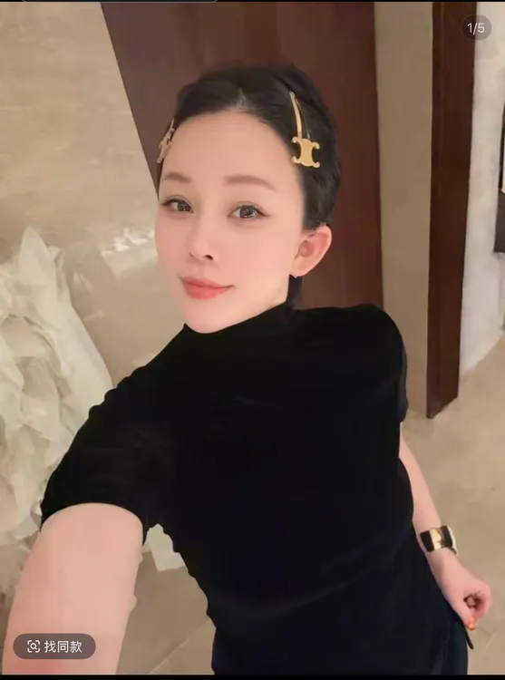 JING秋季《万人迷丝绒高领56》2025888纯色短袖T恤舒适百搭高领上衣