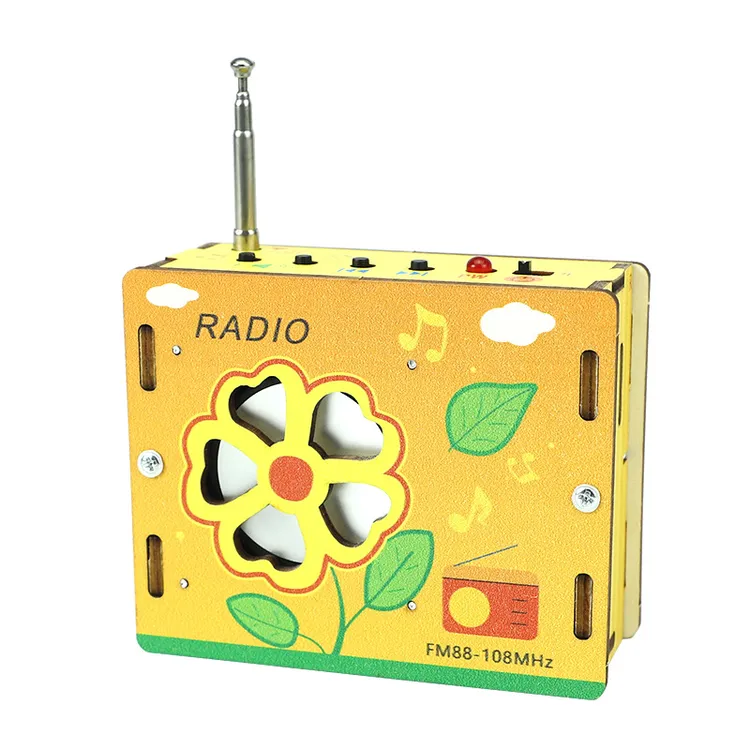 科技小制作益智玩具DIY收音机学生手工模型科学实验科教前沿