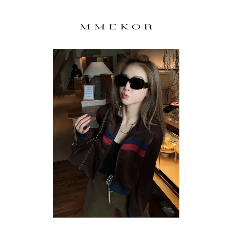 MMEKOR“叛逆学院”卫衣  2025新款秋款末日美拉德风上衣 30196