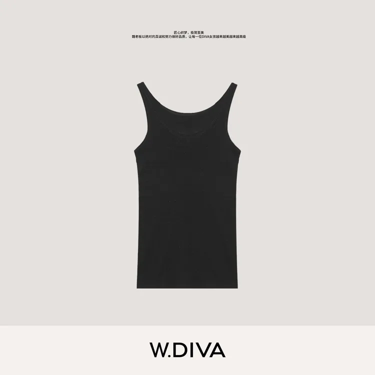 W.Diva【柔情似水】120支超细支桑蚕丝品质背心2T0802011