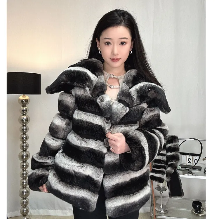 『九兔』（天使之翼）龙猫兔毛皮草