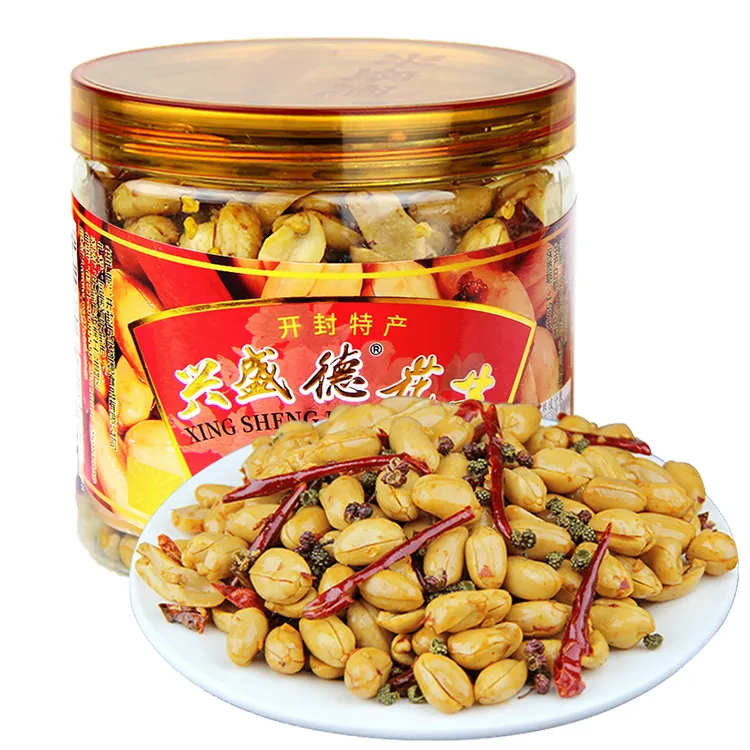 兴盛德麻辣花生325g五香藤椒河南开封特产万岁山特产下酒菜零食