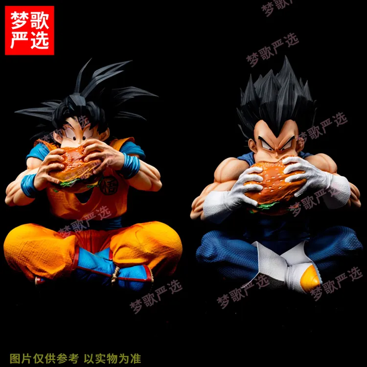 【梦歌精品】14cmJT汉堡贝吉塔龙珠动漫潮玩车载礼物GK手办桌面摆件