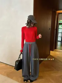 SHUSHU 秋冬季加绒加厚运动卫裤