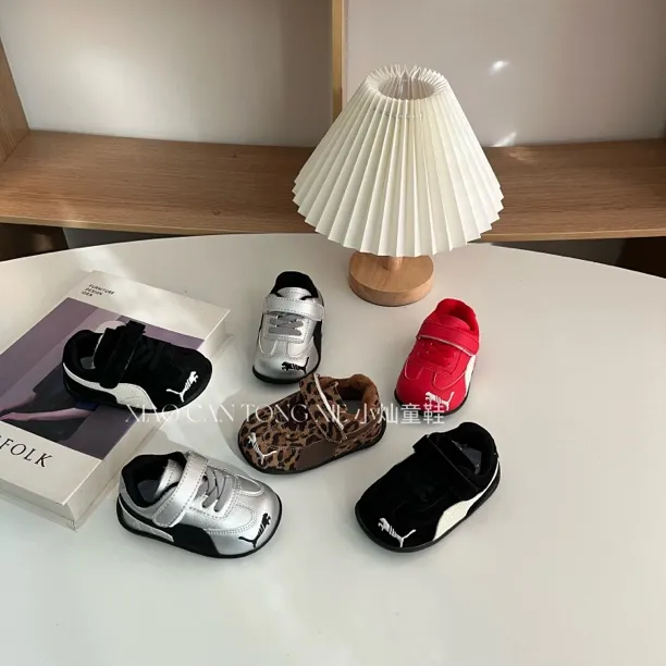 加绒百搭学步鞋鞋子宝宝运动鞋男女童德训鞋舒适拼色百搭休闲鞋