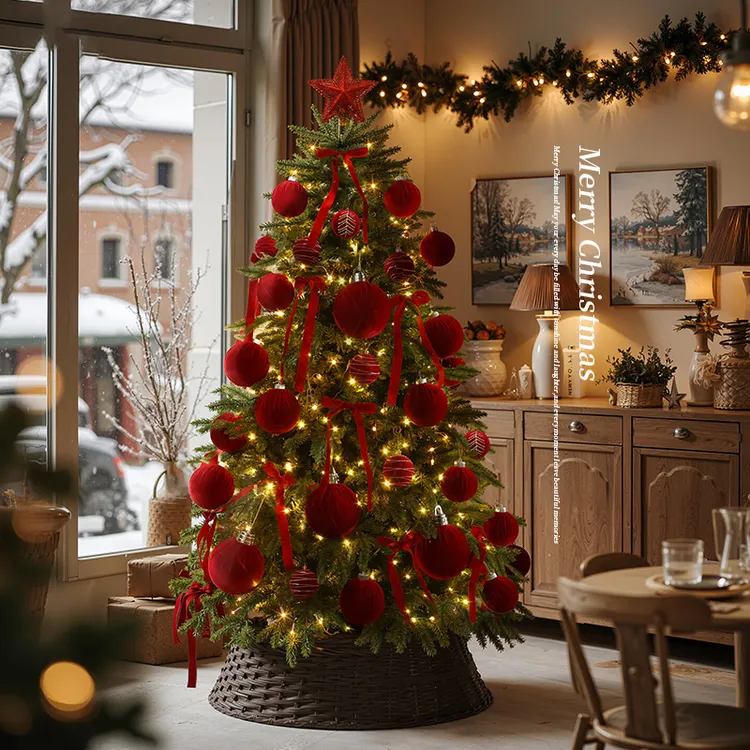 新款家用加密圣诞树套餐2025圣诞装饰大型高级感客厅大堂酒店摆件