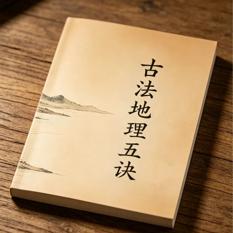 《古法地理五诀》传统文化商品图