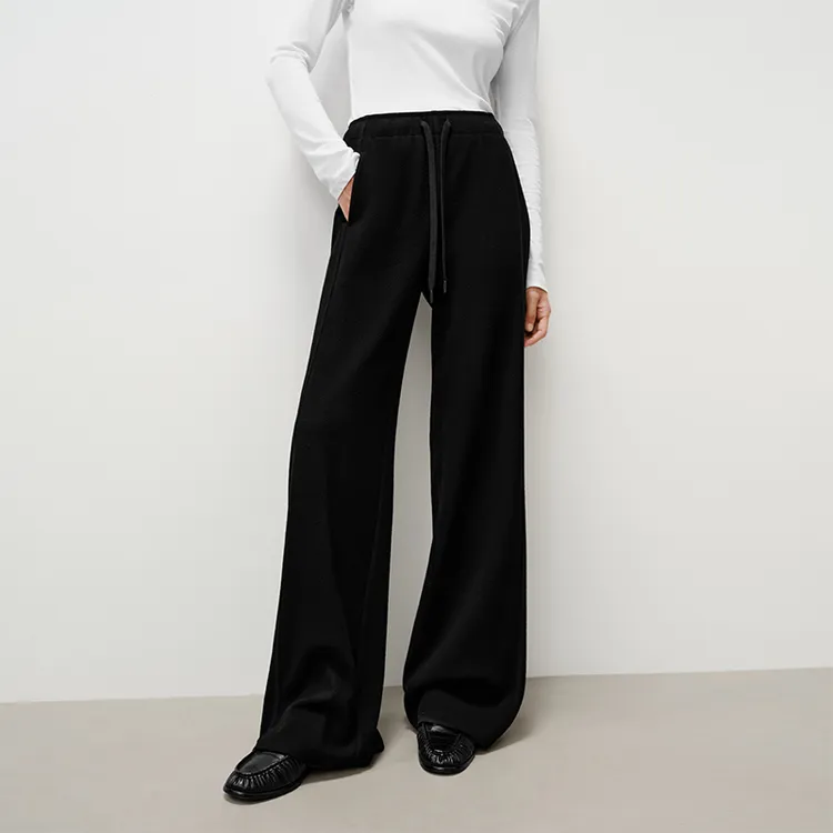 【裤子】【商场同款新品】艾诺丝雅诗 透气百搭垂坠感针织裤 AR314123