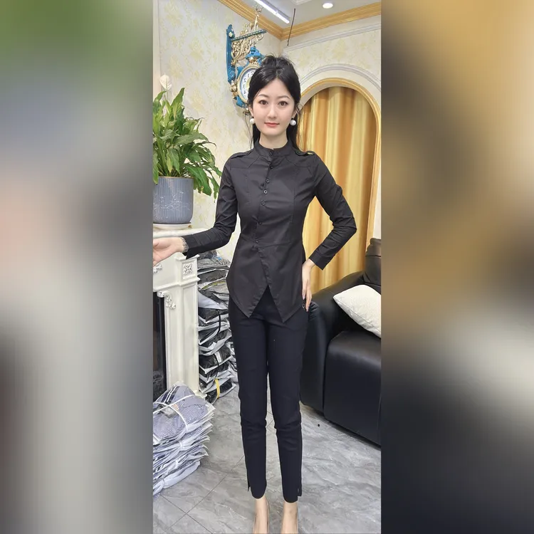 （6888）雅伊裳品家2025年早秋新款时尚百搭简约显瘦通勤衬衫女
