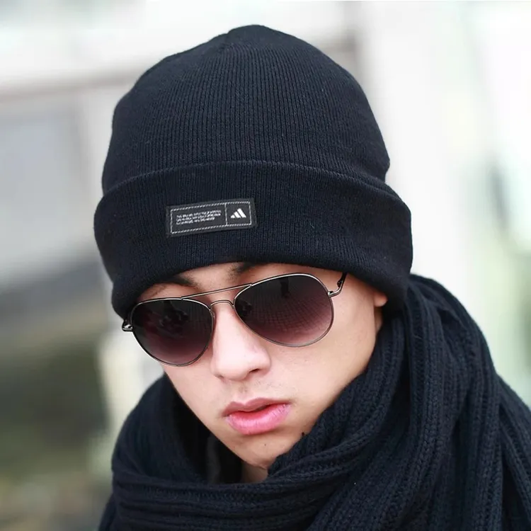 adidas/阿迪达斯冷帽简约百搭舒适针织帽子男女款秋冬保暖T
