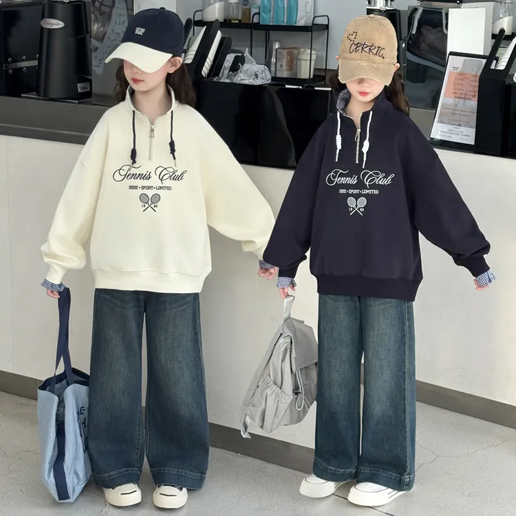 女童春秋套装2025新款6-12岁15岁中大童休闲洋气潮流小女孩两件套